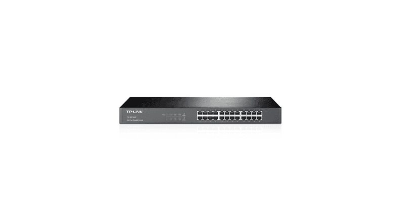 Switch Tp Link TL-SG1024 24 Puertos Gigabit 10/100/1000 Mbps No Administrable