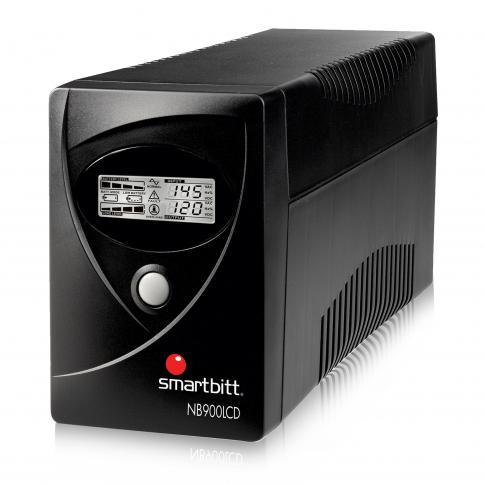 Ups Smartbitt 900VA/480W 6OUTLETS 120V Con Pantalla Lcd