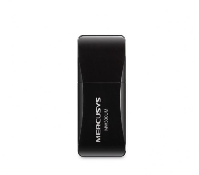 Adaptador Mercusys MW300UM USB Mini Inalambrico N300