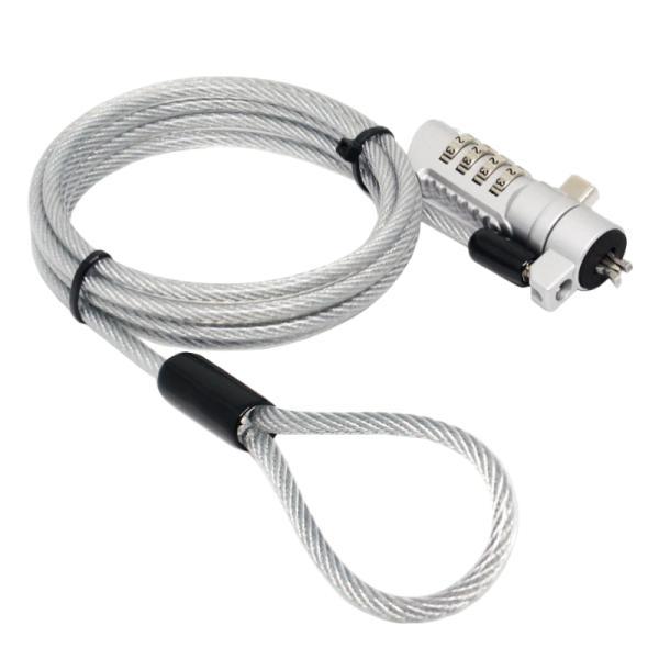Candado Para Laptop Unno Tekno KL6010SV 1.8 Metros Acero Galvanizado