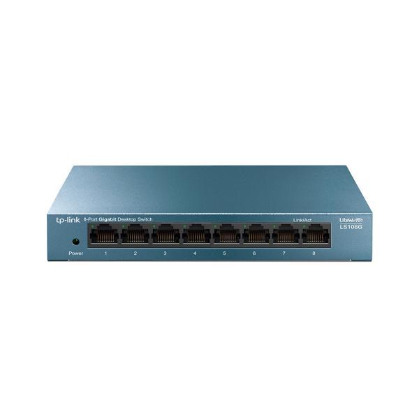 Switch Tp Link LS108G 8 Puertos Gigabit 10/100/1000 Mbps No Administrable