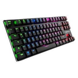Teclado Gaming RGB Sharkoon Purewriter Tkl Mecánico USB Inglés Switch Azul, imagen 2