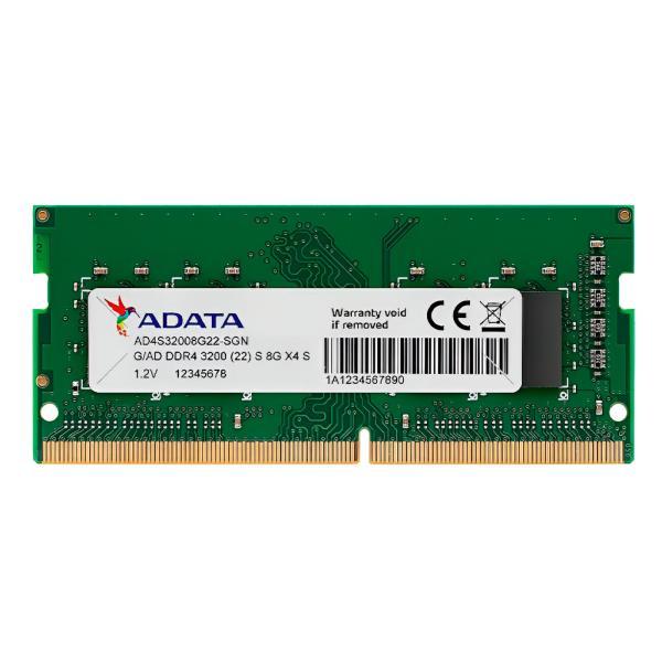 Memoria RAM Laptop Adata Premier 8 Gb DDR4 3200 Mhz CL22 1.2 V