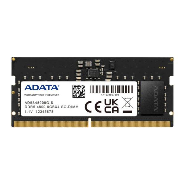Memoria RAM Laptop Adata 8 Gb DDR5 4800 Mhz CL40 1.1 V