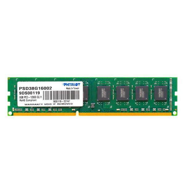 Memoria RAM PC 8GB Patriot Signature DDR3 1600MHZ CL11 1.5V