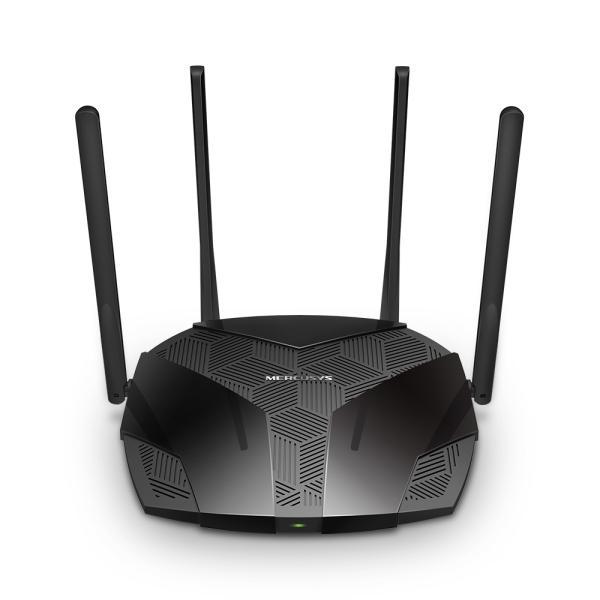 Router Mercusys MR80X Dual Band 2.4/5 Ghz 3000 Mbps Wifi 6 Puertos Wan / Lan