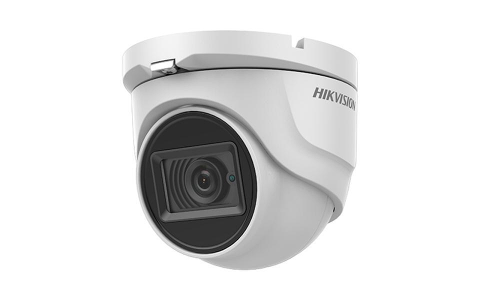Cámara De Seguridad Turret Hikvision DS-2CE76U1T-ITMF(2.8MM) 4K 8 Mp Alcance Ir Hasta 30 M IP67