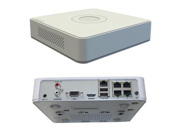 Grabadora Nvr Hikvision DS-7104NI-Q1/4P 4 Canales Ip Hasta 6 Mp / Full Hd 1 Sata Hasta 6 Tb H.265+ Poe