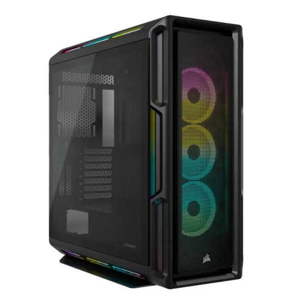 Case Gaming RGB Corsair Icue 5000T Mid Tower Ventiladores 3 De 120MM Con Vidrio Lateral Y Malla Frontal