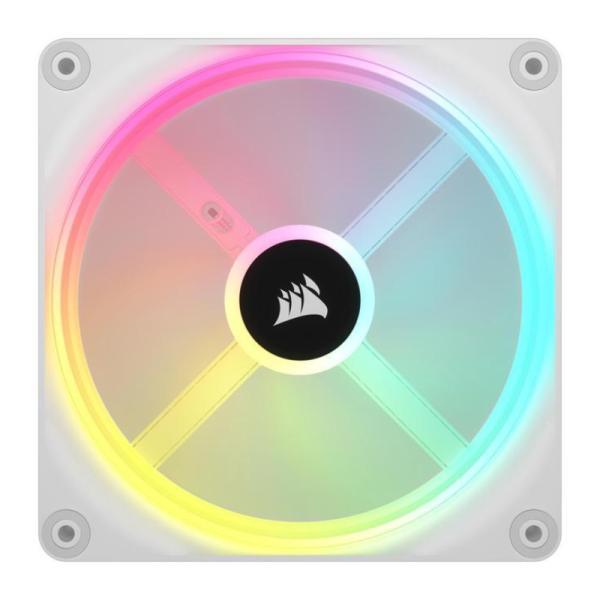 Corsair ICUE LINK QX140 RGB WHITE – Ventilador RGB para PC