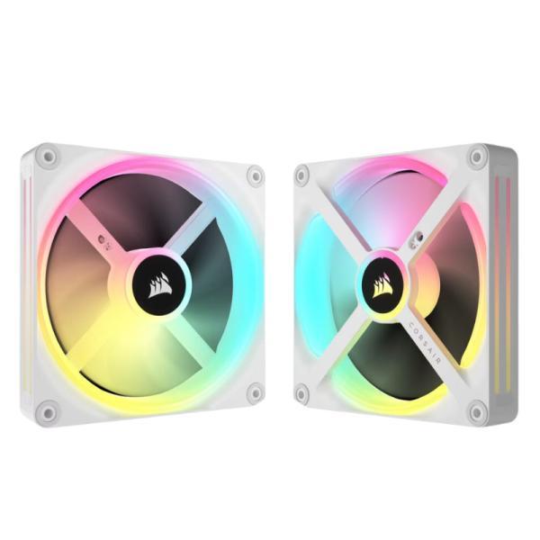 Corsair ICUE LINK QX140 RGB WHITE – Ventilador RGB para PC