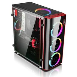 Case Gaming RGB Eagle Warrior CG06Z3RA001C Mid Tower Ventiladores 3 De 120MM Con Vidrio Lateral Y Panel Acrílico Frontal, imagen 1