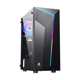 Case Gaming RGB Eagle Warrior CG10AARA001C Mid Tower Sin Ventilación Incluida Con Vidrio Lateral Y Tira RGB, imagen 2