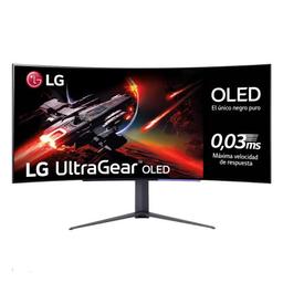 Monitor Lg 45 Pulg 45GR95QE-B Fhd Ips 3440 X1440 240HZ Dp HDMI Oled Curvo, imagen 1