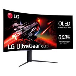 Monitor Lg 45 Pulg 45GR95QE-B Fhd Ips 3440 X1440 240HZ Dp HDMI Oled Curvo, imagen 3