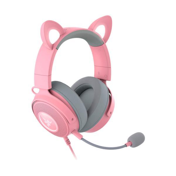 Headset Gaming RGB Razer Kraken Kitty V2 Quartz Alámbrico USB-A Nasa