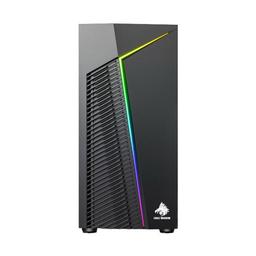 Case Gaming RGB Eagle Warrior CG03RWRA001C H410 Sin Ventilación Incluida Con Vidrio Lateral Y Tira RGB, imagen 1