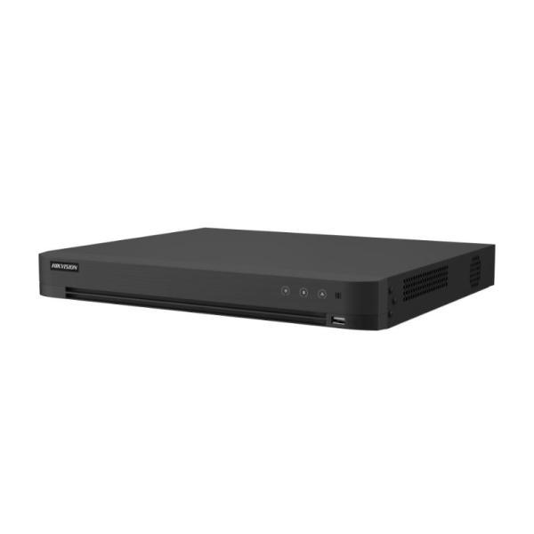 Grabadora Dvr Hikvision IDS-7232HQHI-M2/XT 32 Canales Hasta 3K / 5 Mp Lite Hasta 24 Tb (2 Sata) Acusense H.265 Pro+