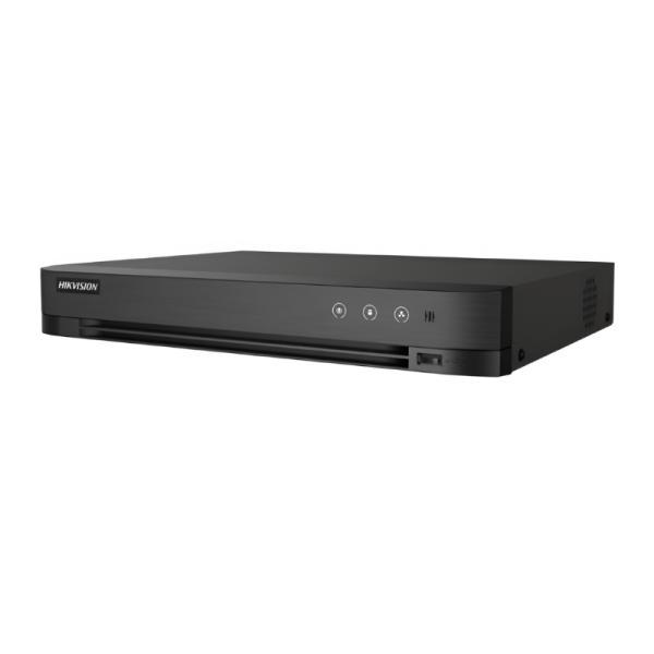 Grabadora Dvr Hikvision IDS-7216HQHI-M1/S 16 Canales Hasta 3K / 5 Mp Lite Hasta 10 Tb (1 Sata) Acusense H.265 Pro+