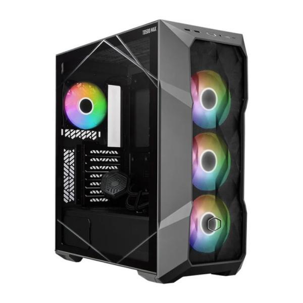 Case Gaming RGB Cooler Master TD500 Max Mid Tower Ventiladores 4 De 120MM Con Fuente De Poder Incluida