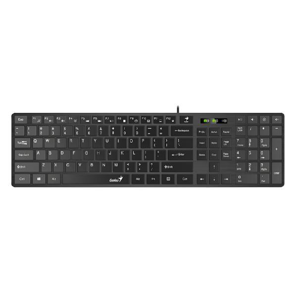 Teclado Genius Slimstar 126 Membrana Alámbrico USB Español