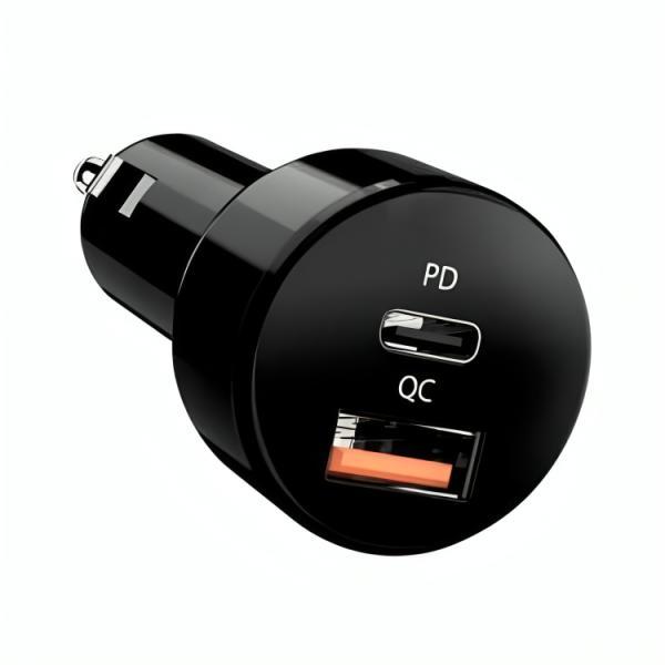 Cargador Genius Para Carro PD-36AC-CAR 36W Black
