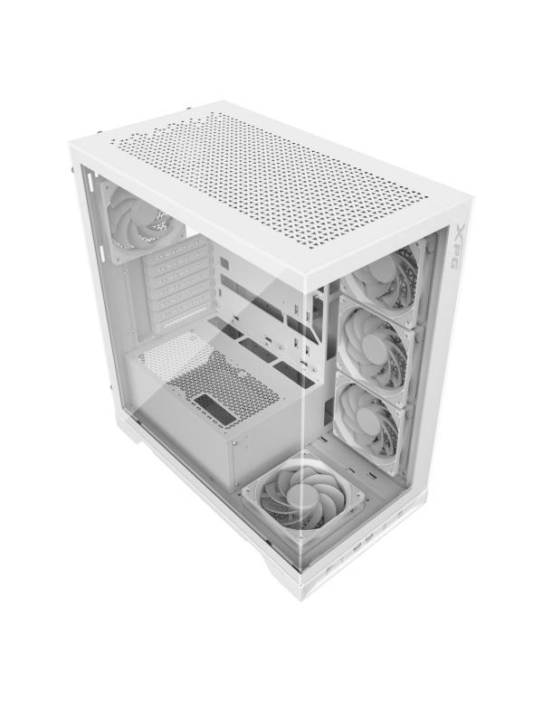 Case Gaming RGB Xpg Invader X Mid Tower Ventiladores 5 De 120MM Con Vidrio Lateral Y Frontal
