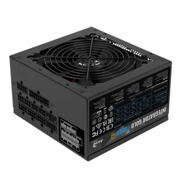 Fuente De Poder Aerocool Integrator Gold 1000W 80 Plus Gold Full Modular Atx