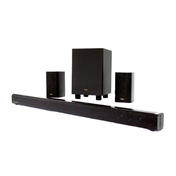 Barra De Sonido Thonet & Vander Rein 200W Bluetooth Con 2 Parlantes Y Subwoofer HDMI Arc + Spdif Optical + 3,5 Mm