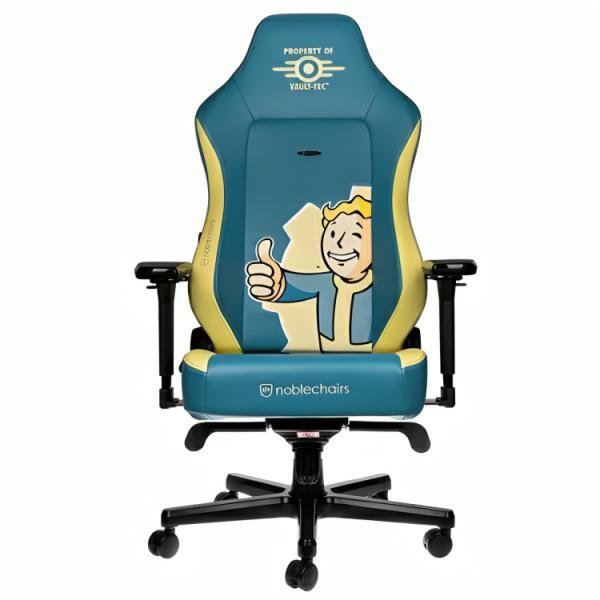 Silla Gaming Noblechairs Hero Edición Fallout VAULT-TEC Cuero Sintético