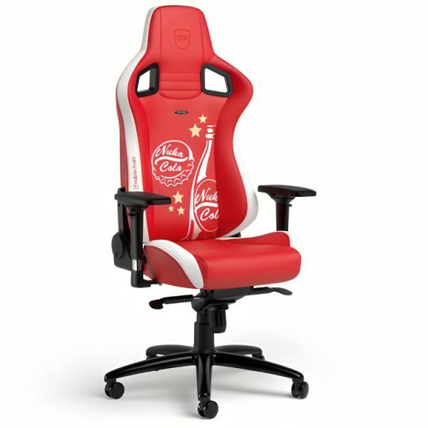 Silla Gaming Noblechairs Epic Edición Fallout Nuka Cola Cuero Sintético