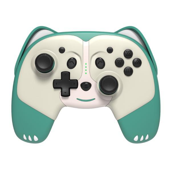 Game Pad Eagle Warrior EG09B Compatible Con Nintendo Switch Inalambrico Bluetooth Verde