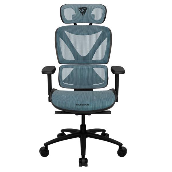 Silla De Oficina Ergonómica THUNDERX3 Xtc Chroma Malla De Cuero Sintético Transpirable