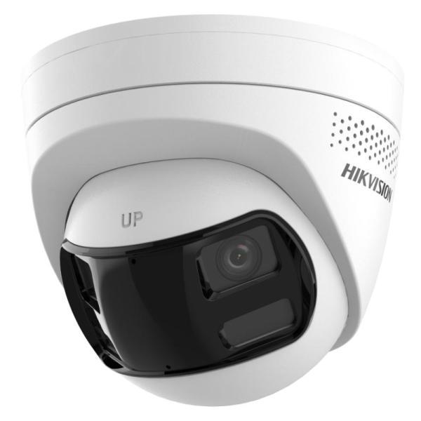 Camara Turret Panorámica Hikvision DS-2CD1363G2P-LIUF/SL(2.8MM)(O-STD) (e) 6MP Ip Ir 30M Audio Bidireccional