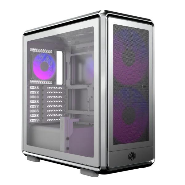 Case RGB Cooler Master Masterframe 600 Mesh Silver Mid Tower Ventiladores 3 (2X200MM + 1X120MM) Con Vidrio Templado