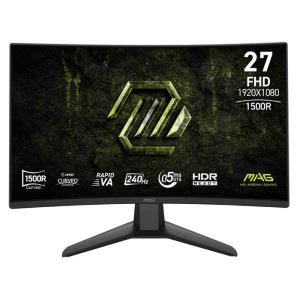 Monitor Gaming Msi Mag 274CF X24 27 Pulg Curva 1500R 1920X1080 240HZ Va Rápido Freesync Displayport / HDMI