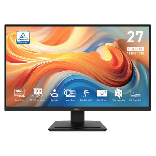 Monitor Msi Pro MP273L E14 27 Pulg Plana 1920X1080 144HZ Ips Freesync HDMI / Vga