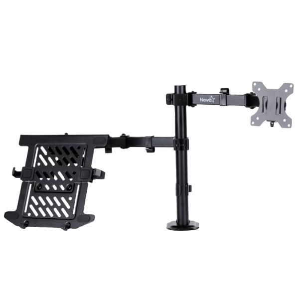 Soporte De Escritorio Para Monitor Y Laptop Nova FDBM2008002C 14 PULG-32 Pulg Vesa 75X75 100X100 8KG