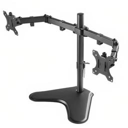 Soporte De Escritorio Para Monitores Unno Tekno TM8001BK Compatible Con Monitores Planos De Hasta 32 Pulg Capacidad De 8KG Cada Uno Con Organizador De Cables, imagen 1
