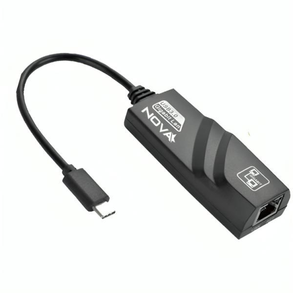 Adaptador Nova FAA302UR001C USB-C A RJ45 Gigabit 0.15M