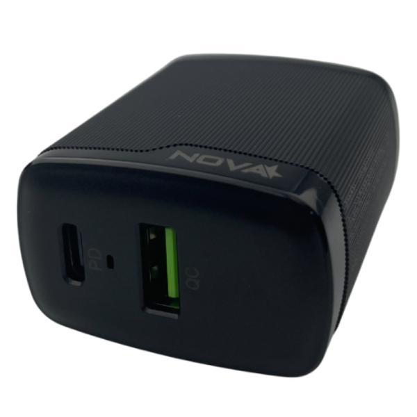 Cargador De Pared Nova PA046RBU001C 45W 1 Puerto USB-C Y 1 Puerto USB-A Carga Rapida, imagen 2