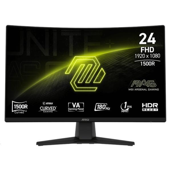 Monitor Msi Mag 242C 23.6 Pulg Curvo 1920 X 1080 180 Hz ANTI-GLARE HDMI Y Dp