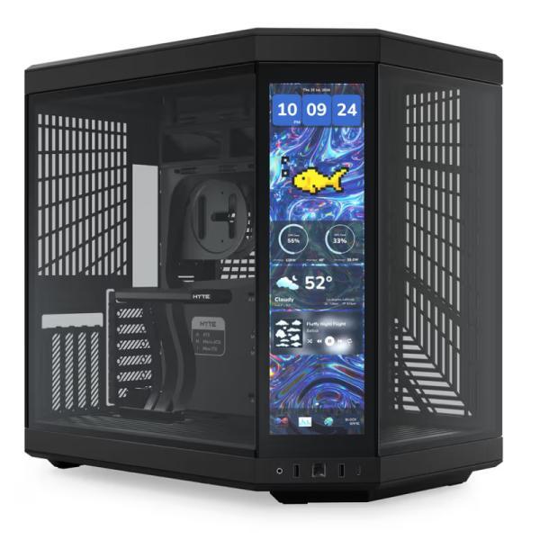 Case Hyte Y70 Touch Infinite Mid Tower Sin Ventilación Incluida Con Pantalla Táctil 14.9 Pulg Gen 3