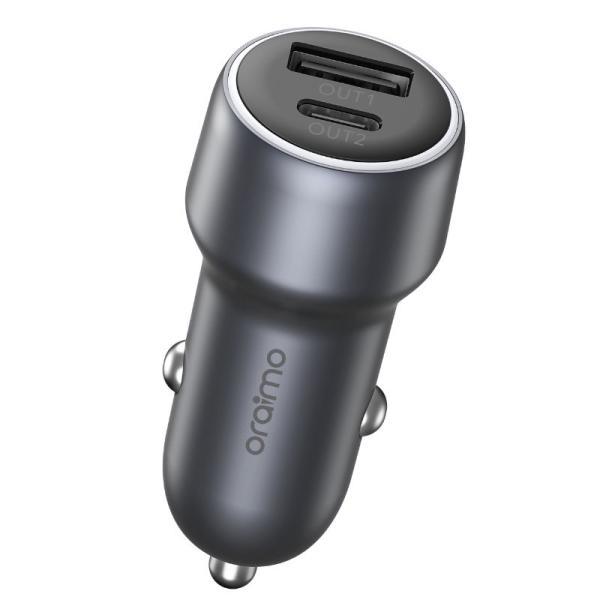 Cargador De Carro Oraimo Bullet 48 48W 1 Puerto USB-A Y 1 Puerto USB-C