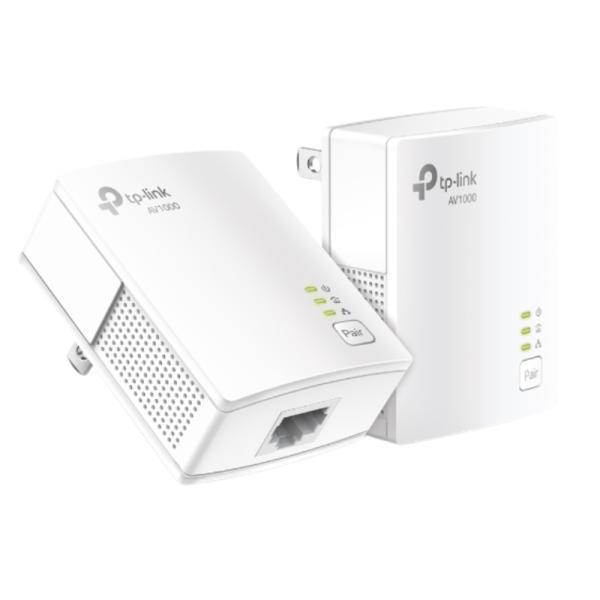 Adaptador Tp Link TL-PA7017 Kit AV1000 Gigabit Powerline Starter Kit Ethernet / Red Eléctrica 1000 Mbps