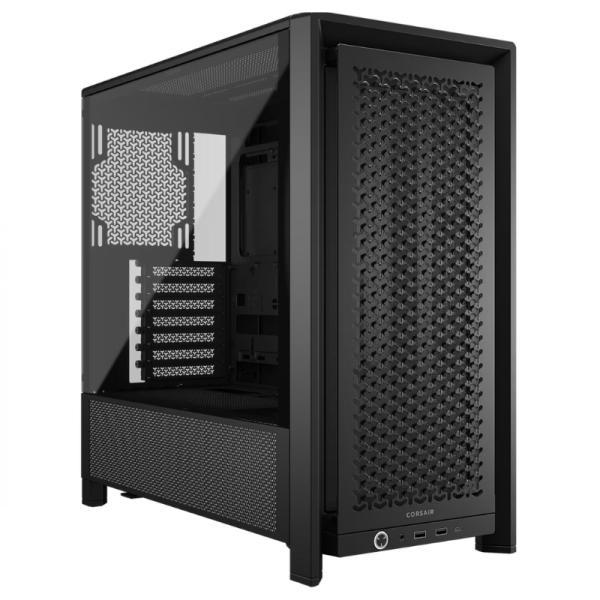 Case Corsair Frame 4000D Mid Tower Sin Ventilación Incluida Con Vidrio Lateral Y Malla Frontal