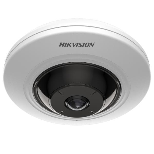 Camara Fisheye Hikvision DS-2CD2955G0-ISU(1.05MM) (O-STD) (e) 5 Mp H.265+ Fov 180 Ir 8 M Audio Micrófono Incorporado