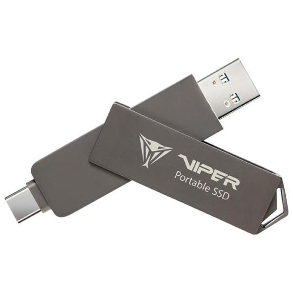 Hd Solido Externo 2TB Patriot PVP30 Duo Compact USB 3.2 Gen 2 Tipo C/A 1000 MB/S 1000 MB/S