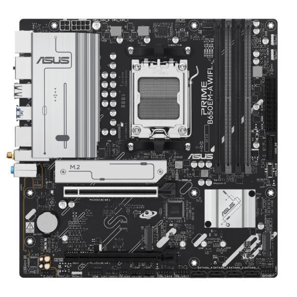 Tarjeta Madre Asus Prime B650EM-A Wifi AM5 Matx DDR5 WIFI6