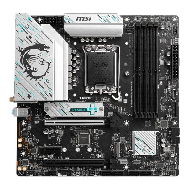 Tarjeta Madre Msi B760M Gaming Plus Wifi LGA1700 MICRO-ATX DDR4